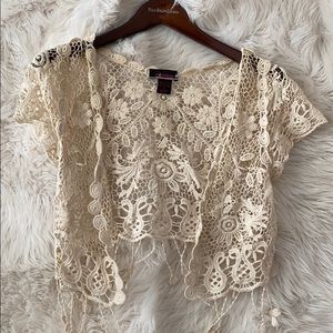 LACE COVER UP